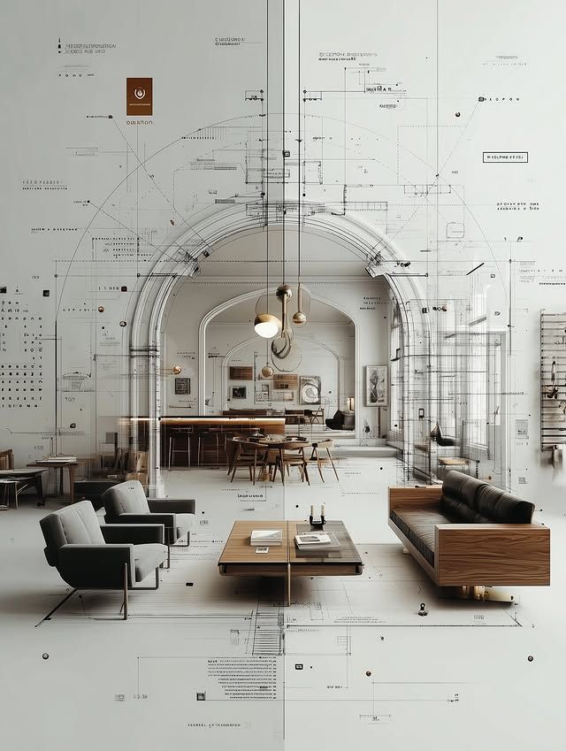 Bibliothekswand aus Esche — privates Arbeitszimmer Berlin